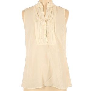 BANANA REPUBLIC SLEEVELESS SHEER BLOUSE TANK